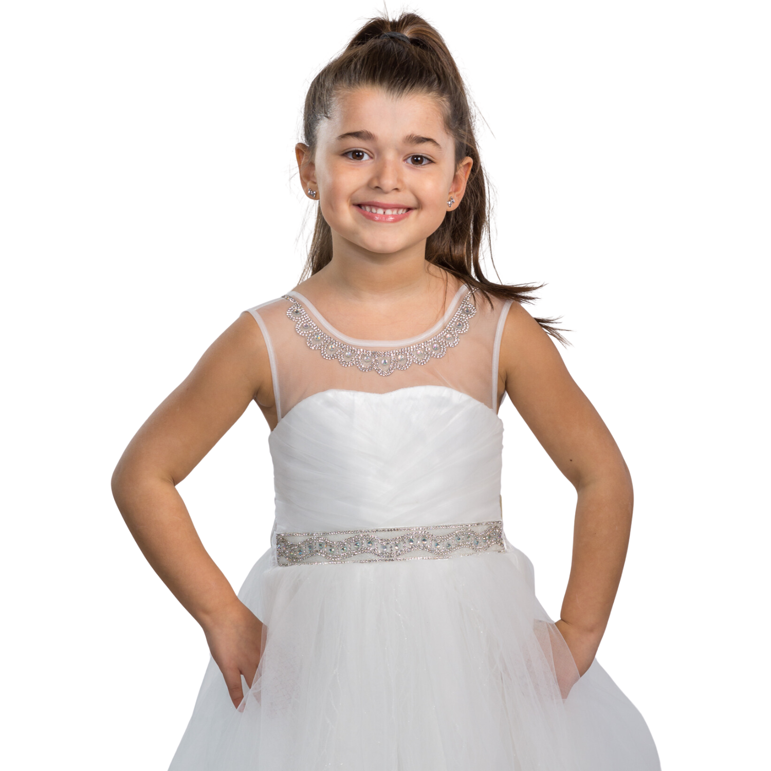 Island Princess Girls Formal Dress-3