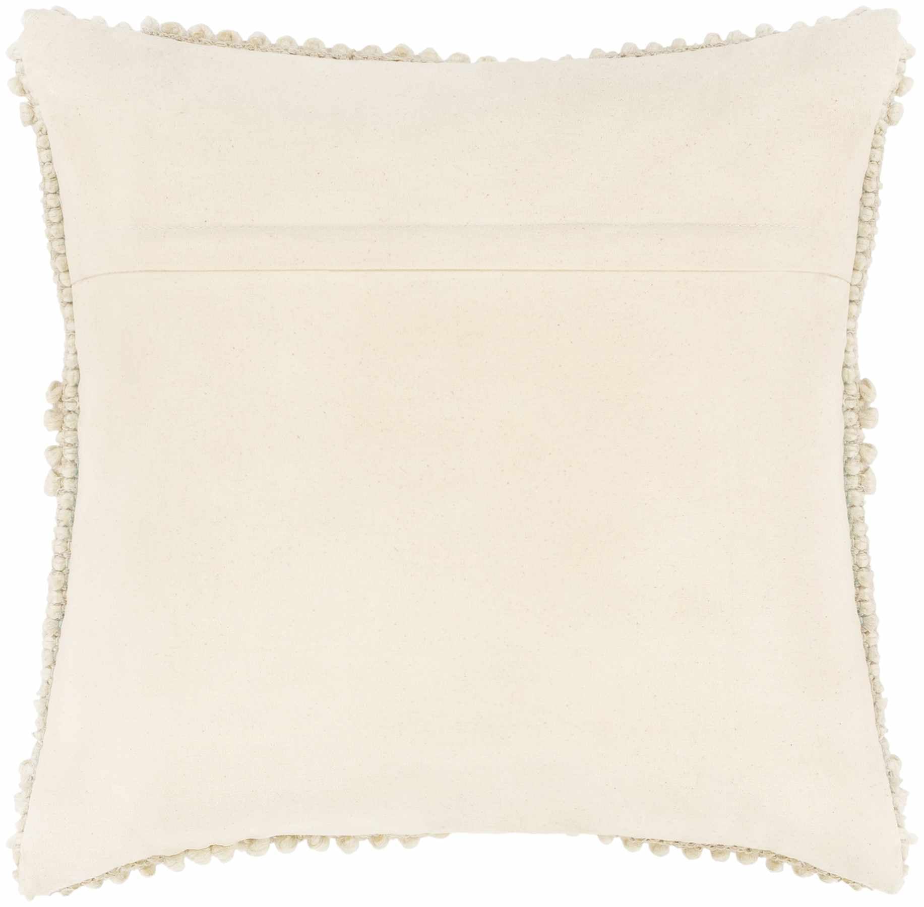 Alveley White Geometric Textured Throw Pillow