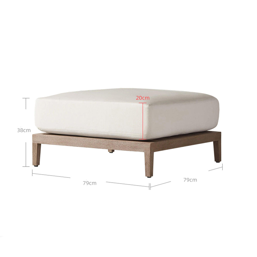 Bruce Leisure Teak Ottoman-1