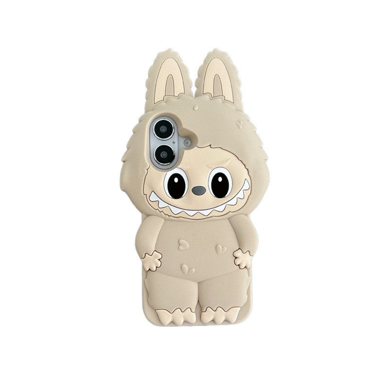Bunny Hug Labubu Silicone Phone Case-0