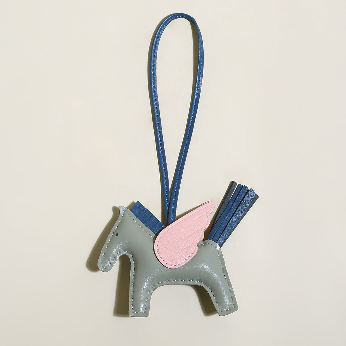 Equestrian Horse Leather Bag Charm