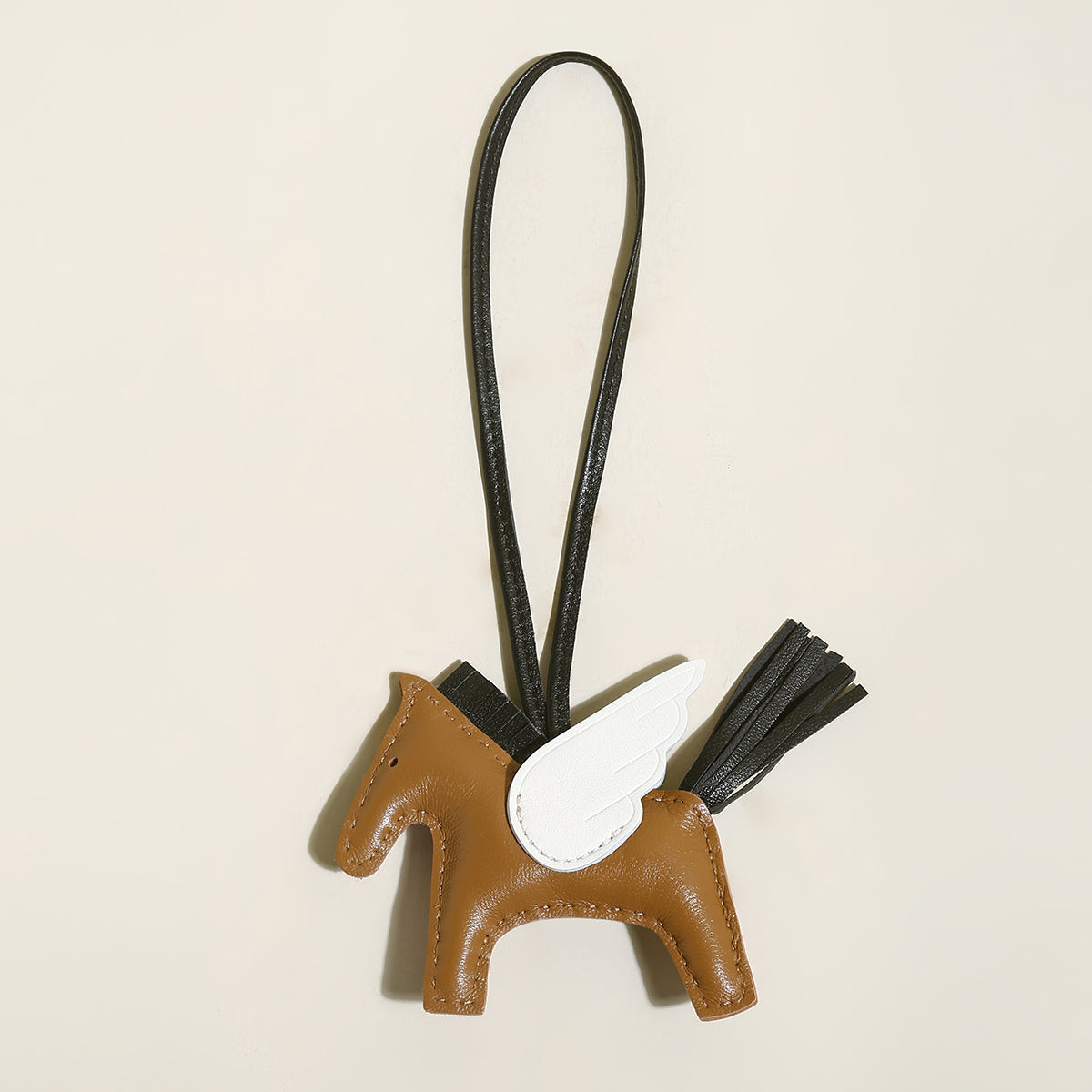 Equestrian Horse Leather Bag Charm