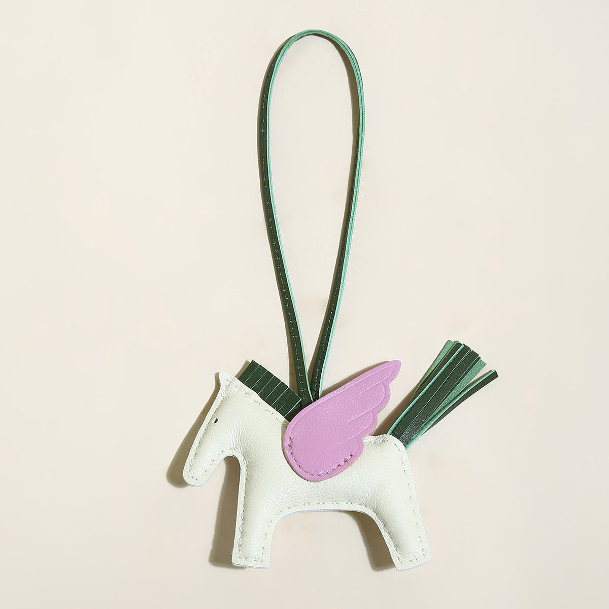 Equestrian Horse Leather Bag Charm
