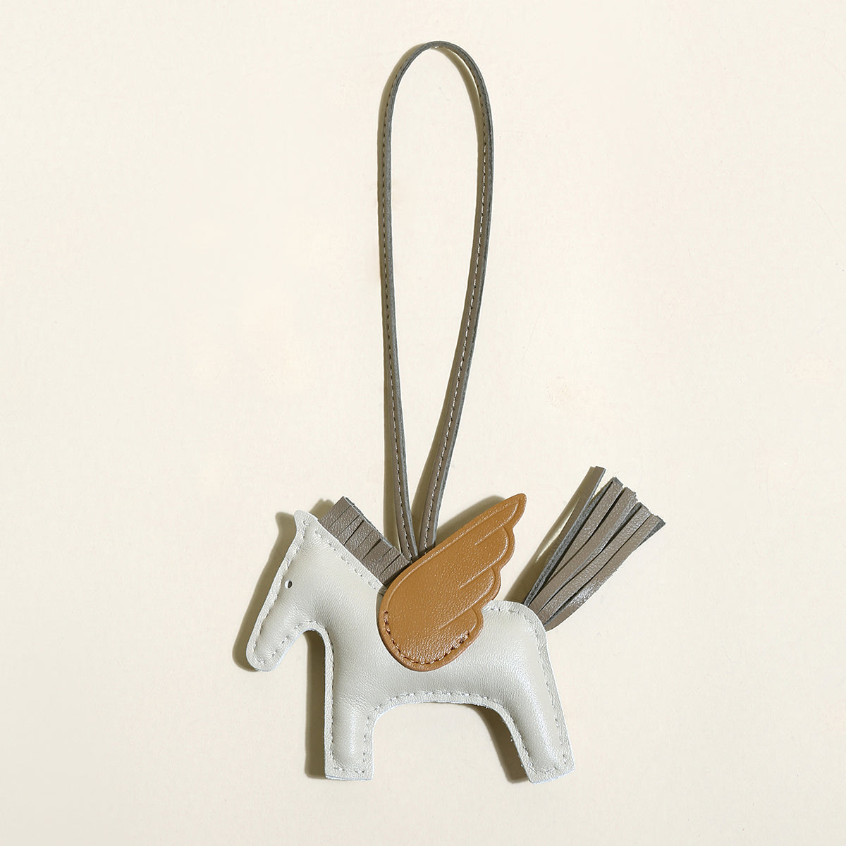 Equestrian Horse Leather Bag Charm