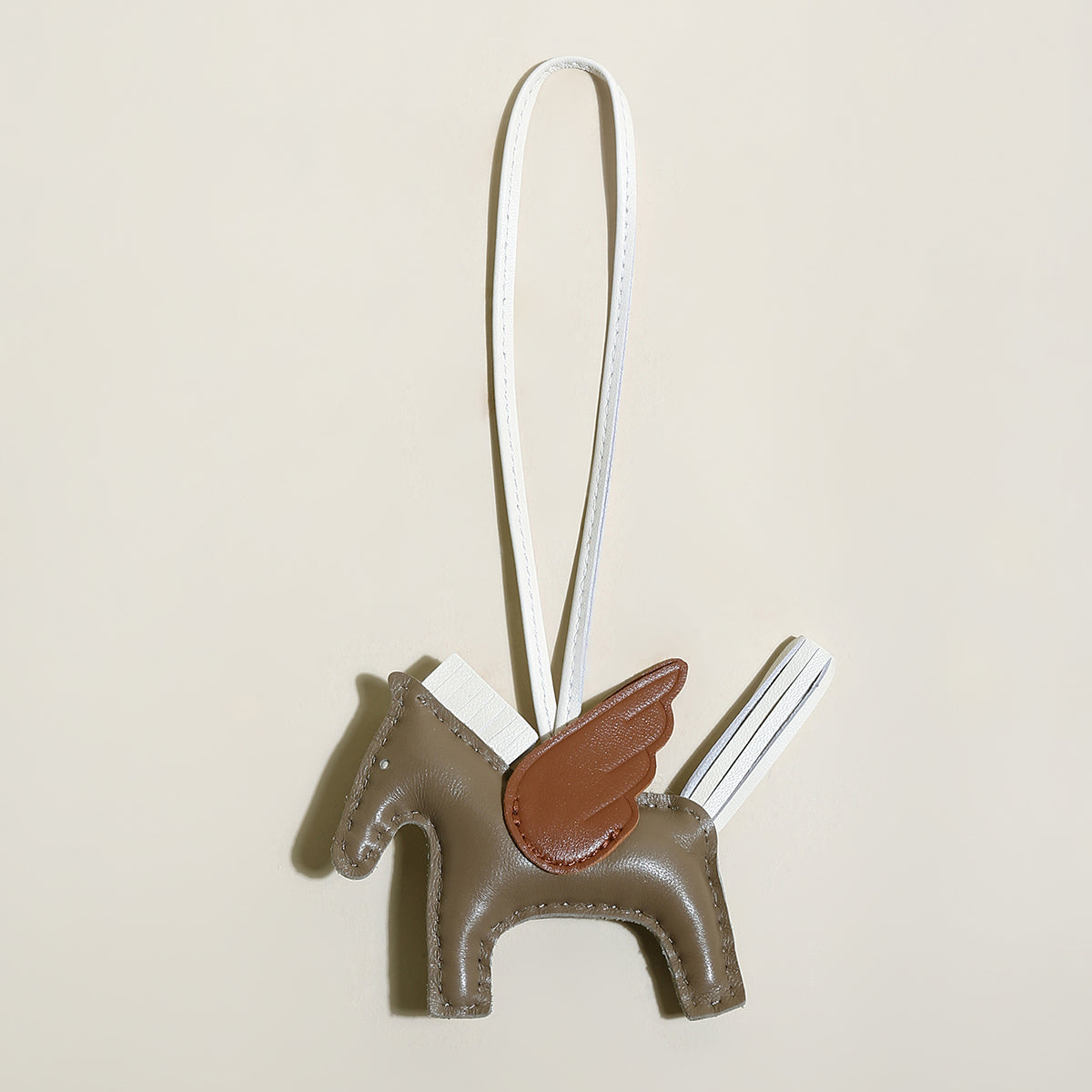 Equestrian Horse Leather Bag Charm