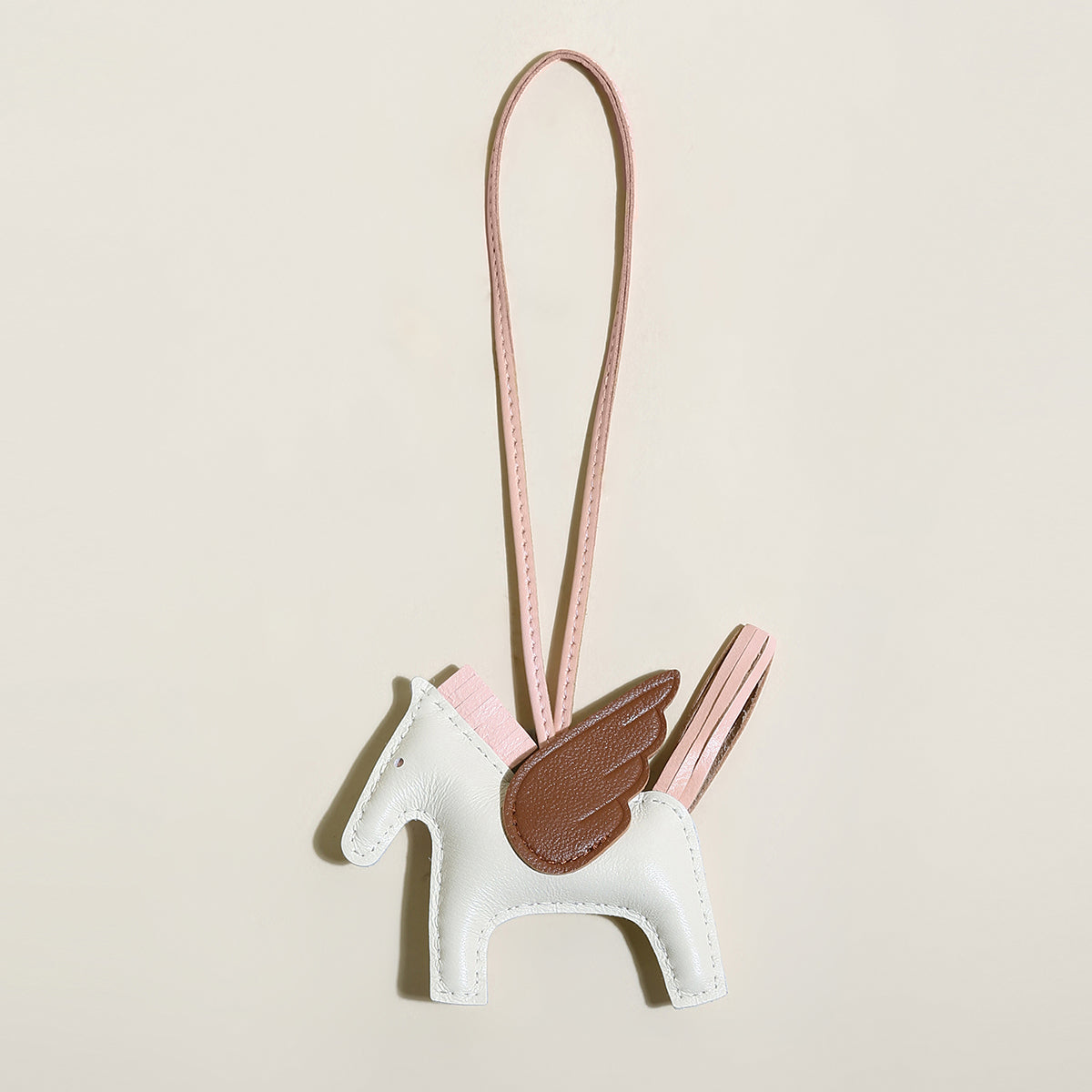 Equestrian Horse Leather Bag Charm