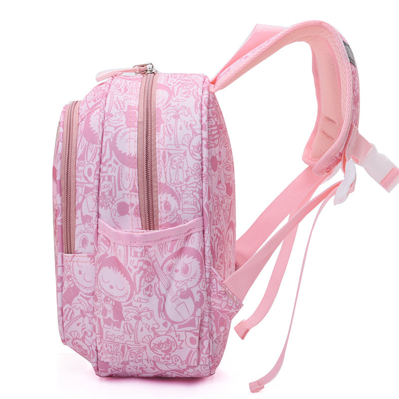 Fun Vacation Time Labubu Kids Backpack-4