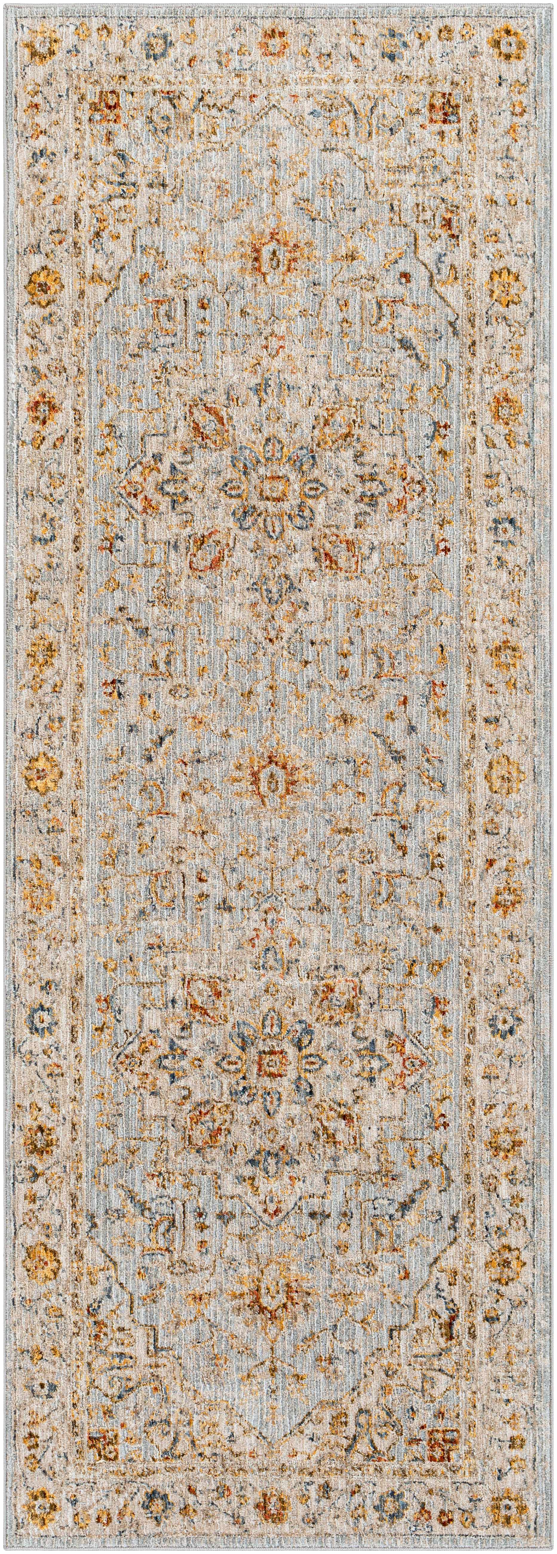 Huguley Floral Cream Luxe Rug-6