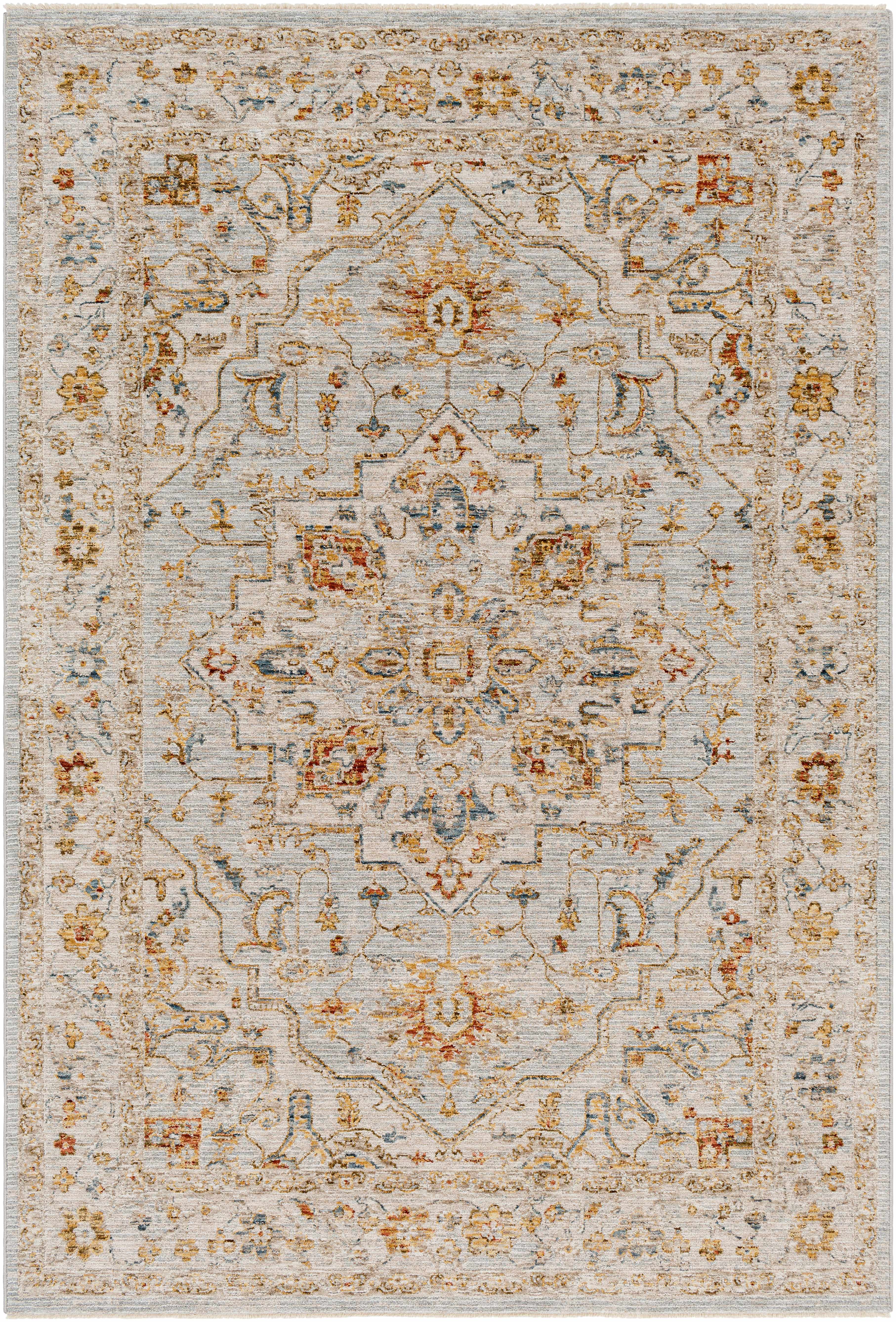 Huguley Floral Cream Luxe Rug-0