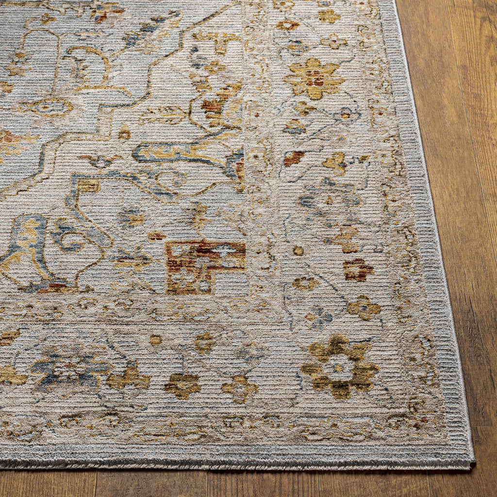 Huguley Floral Cream Luxe Rug-4