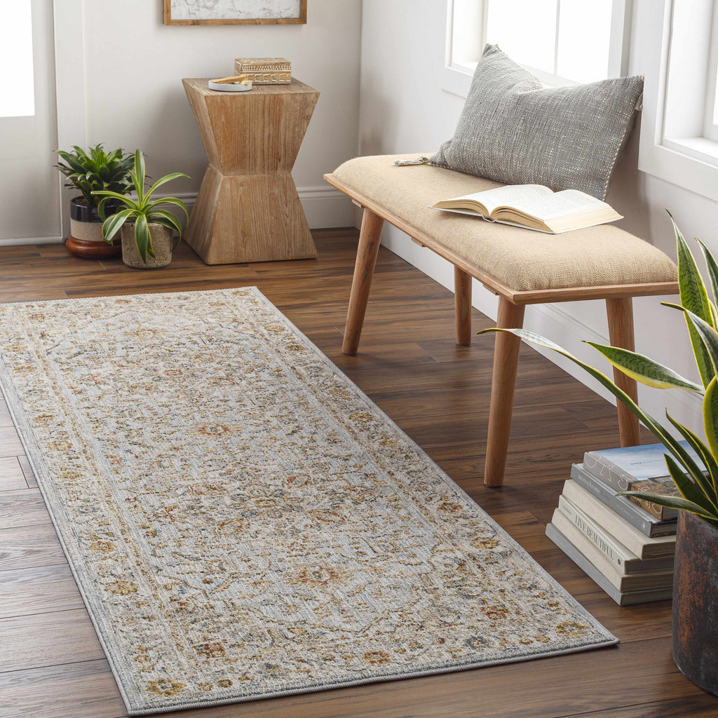 Huguley Floral Cream Luxe Rug-2