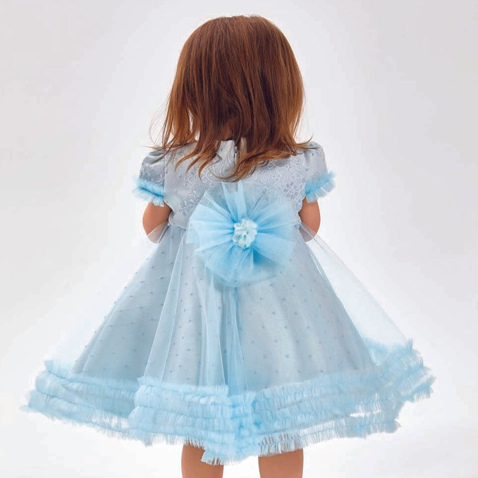 Baby Blue Girls Formal Dress-1