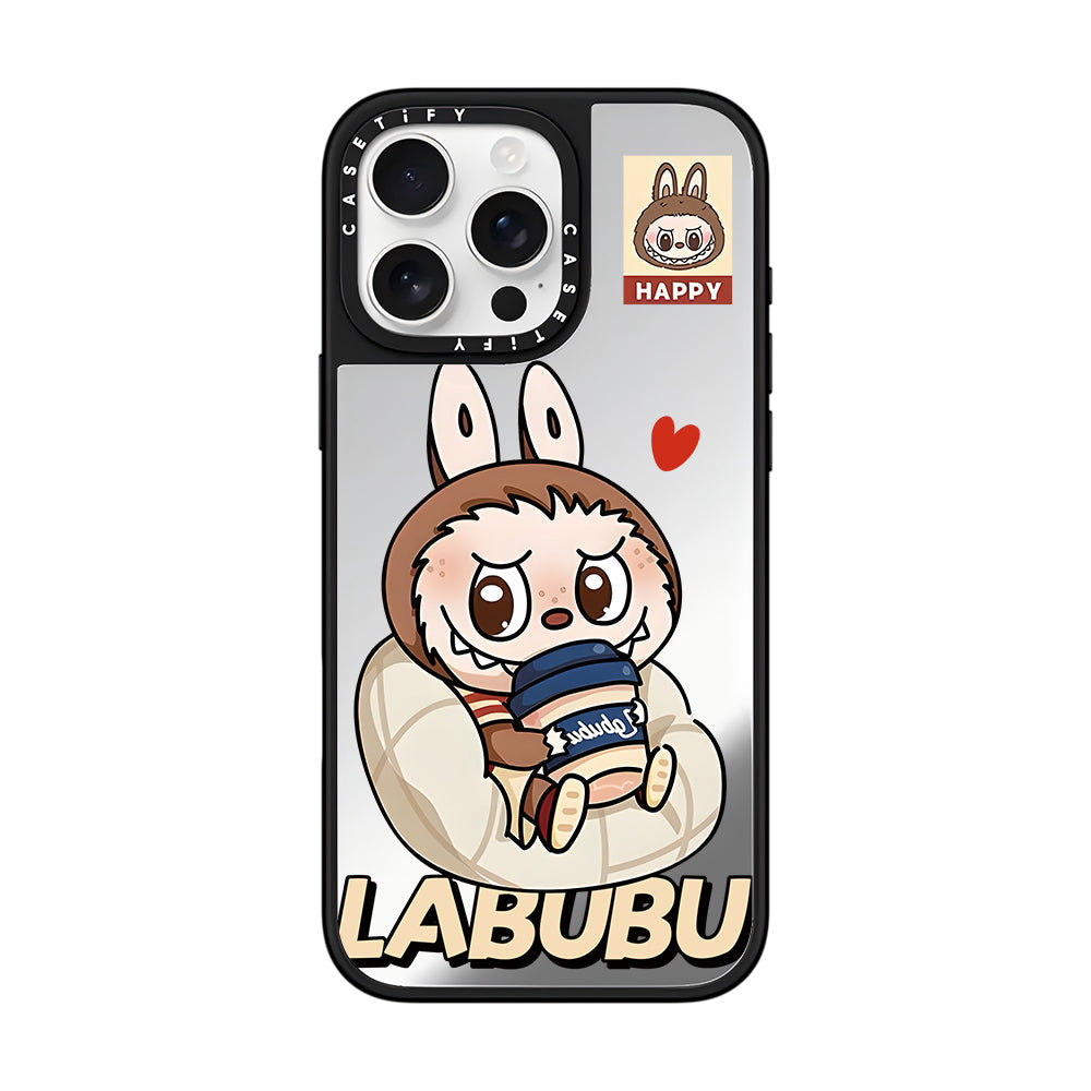 Labubu Chillin with Good Energy Phone Case-0