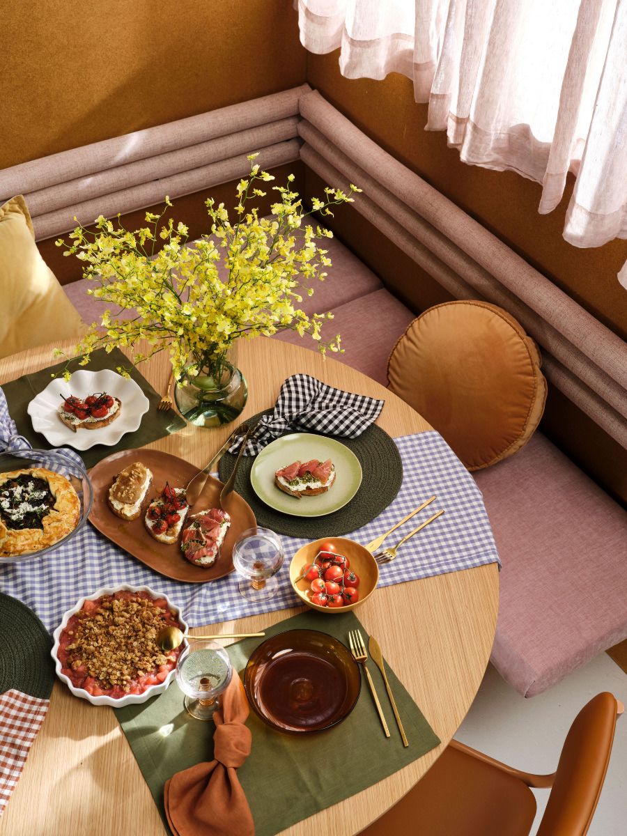 100% Linen Table Placemat Set