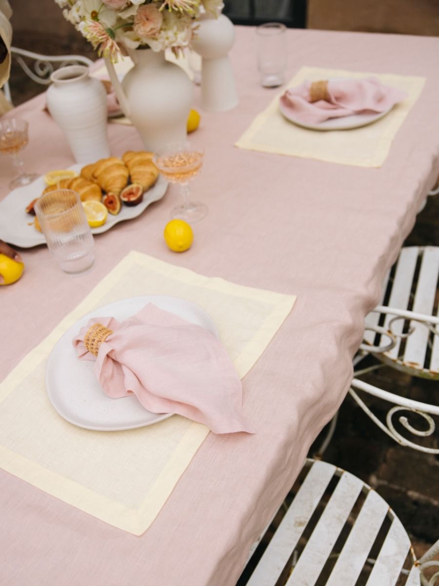 100% Linen Napkin Set-4