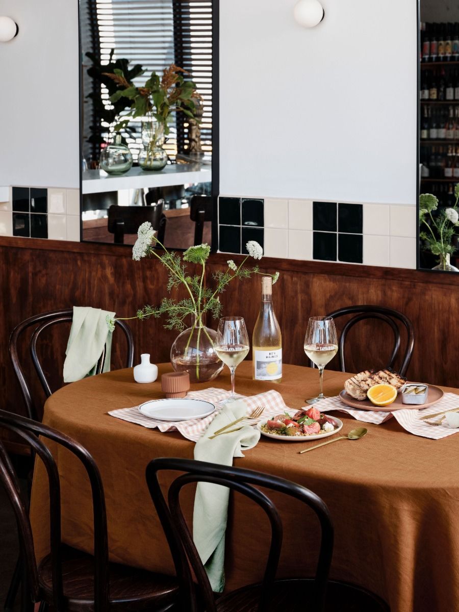 100% Linen Table Cloth-2