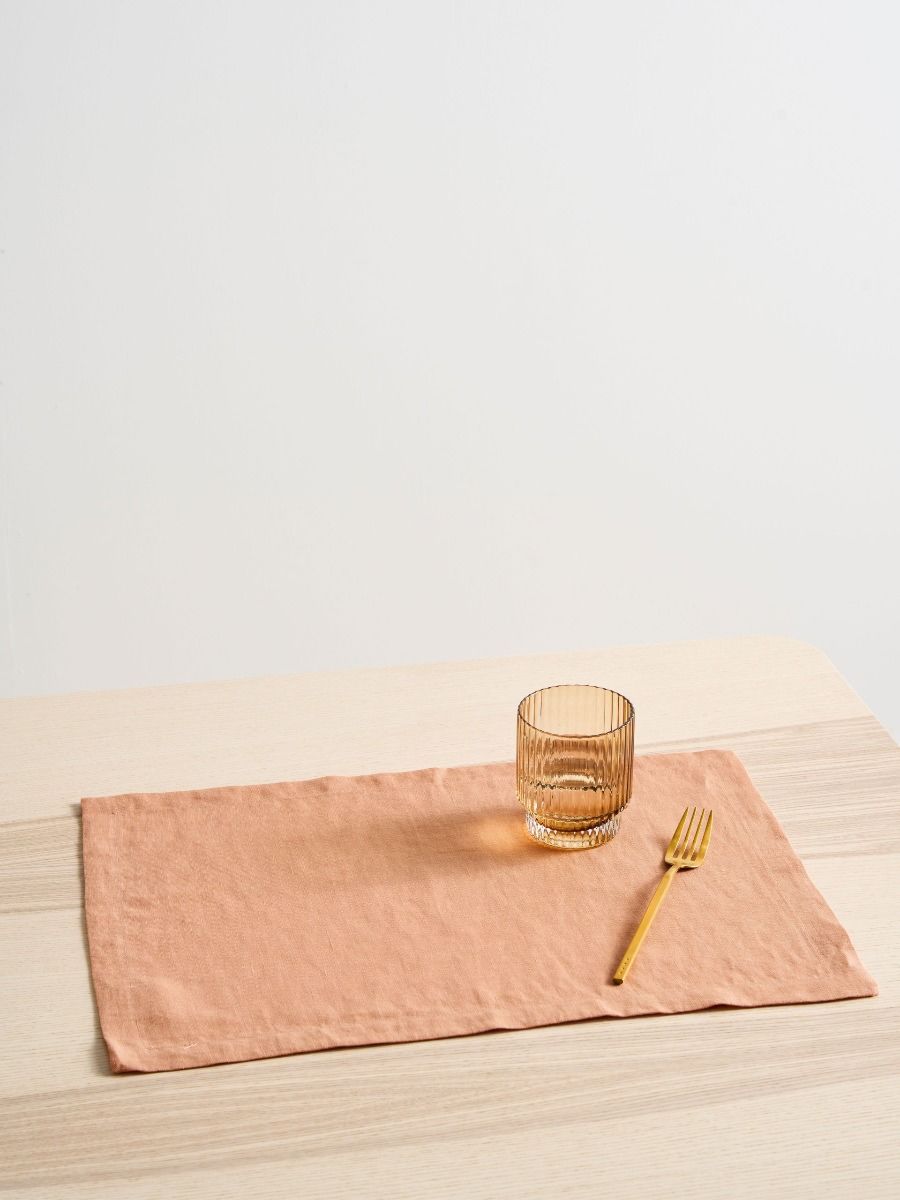 100% Linen Table Placemat Set