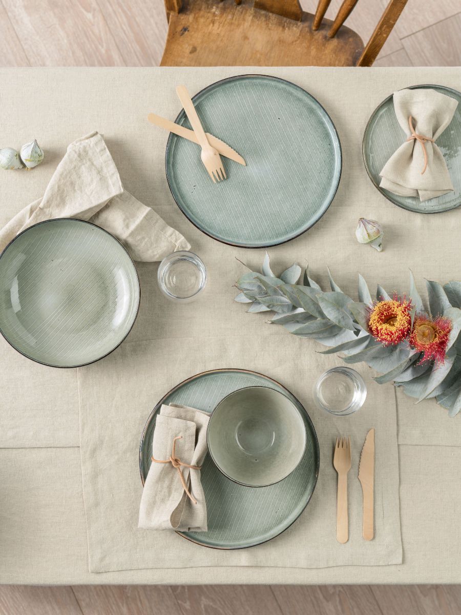 100% Linen Table Cloth-2