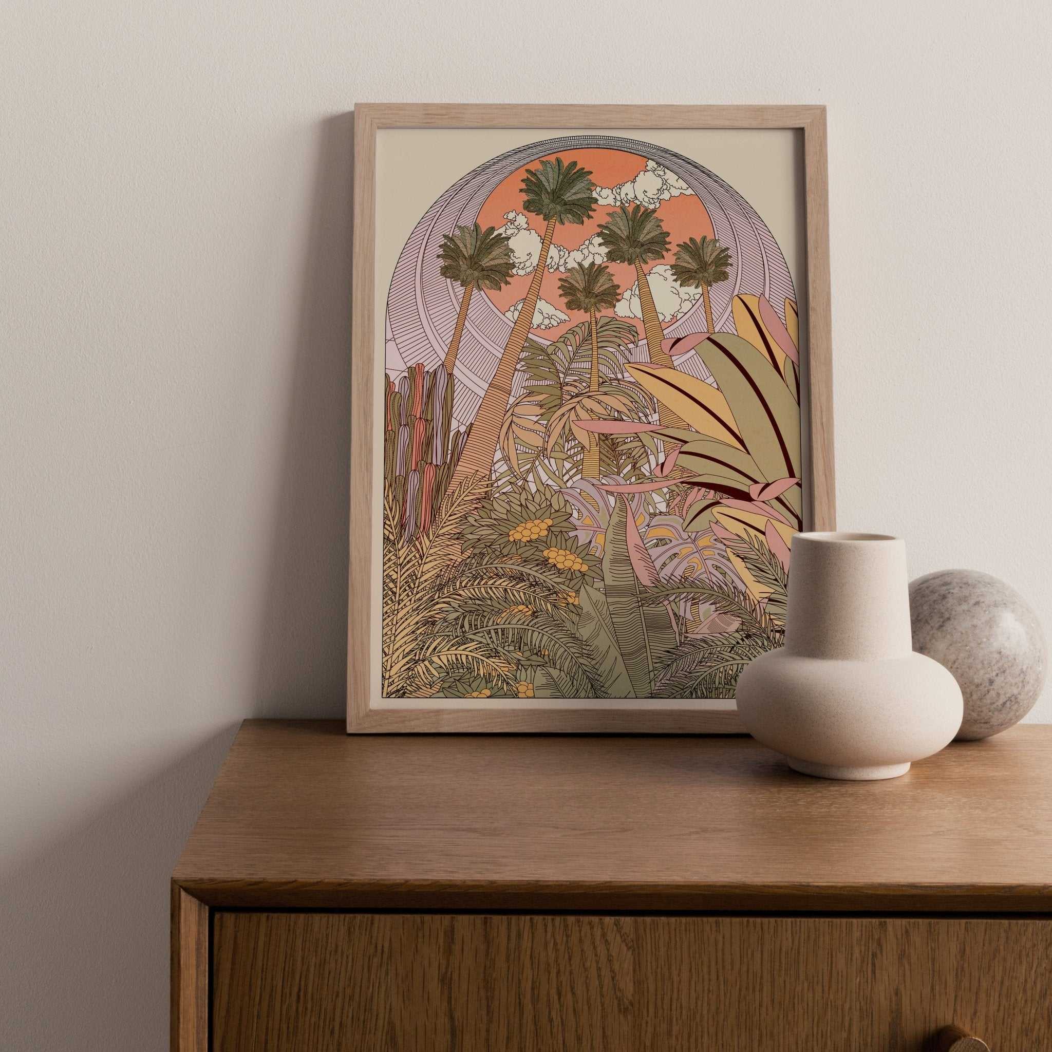 Looking Up Art Print