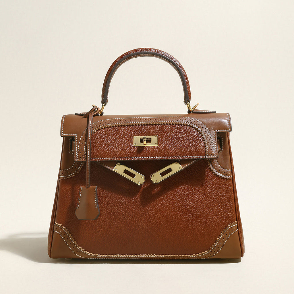 Los Altos Top Handle Leather Bag