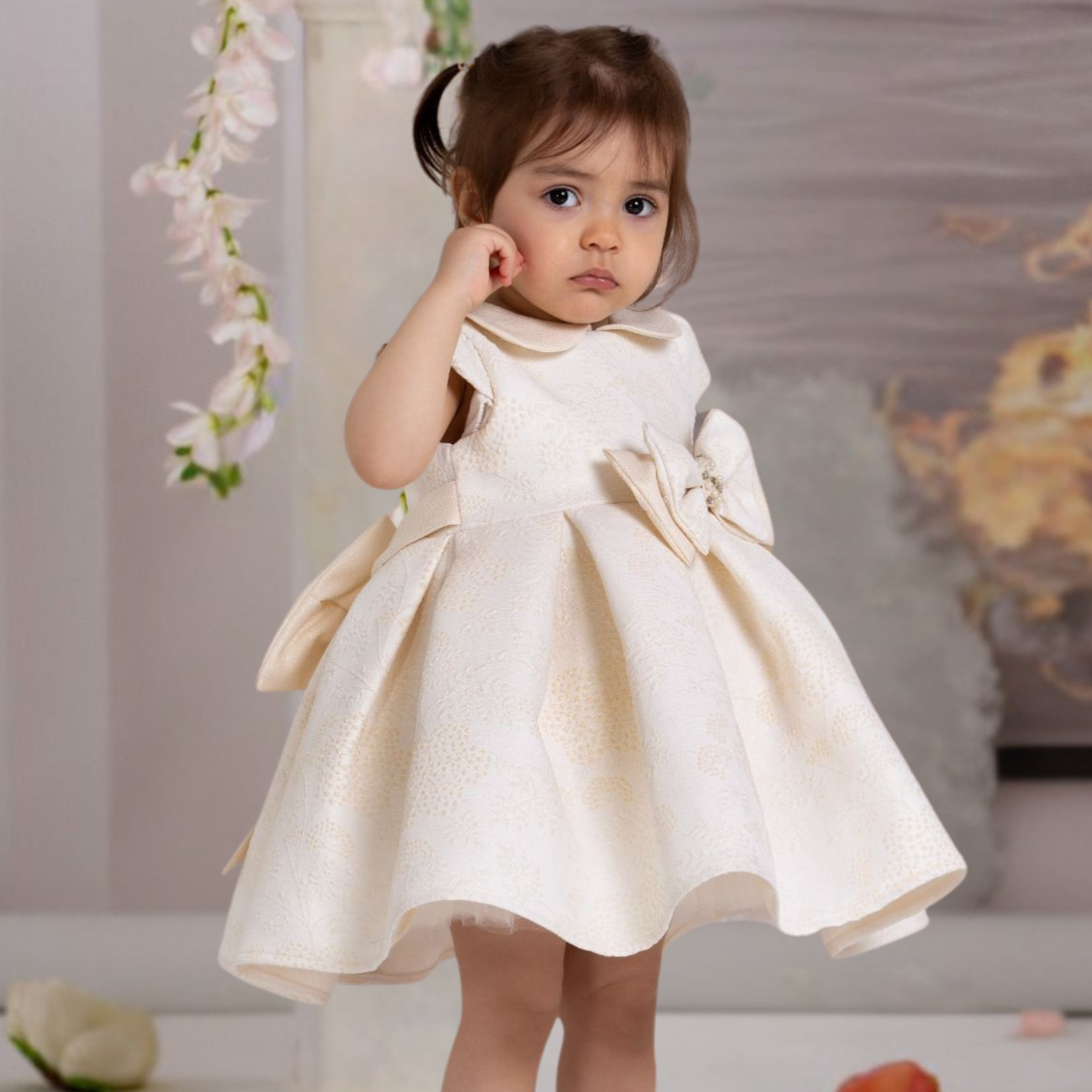 Tiny Elegance Formal Baby Dress-0
