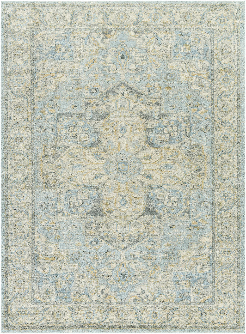 Akshay Beige Thick Luxe Area Rug-0