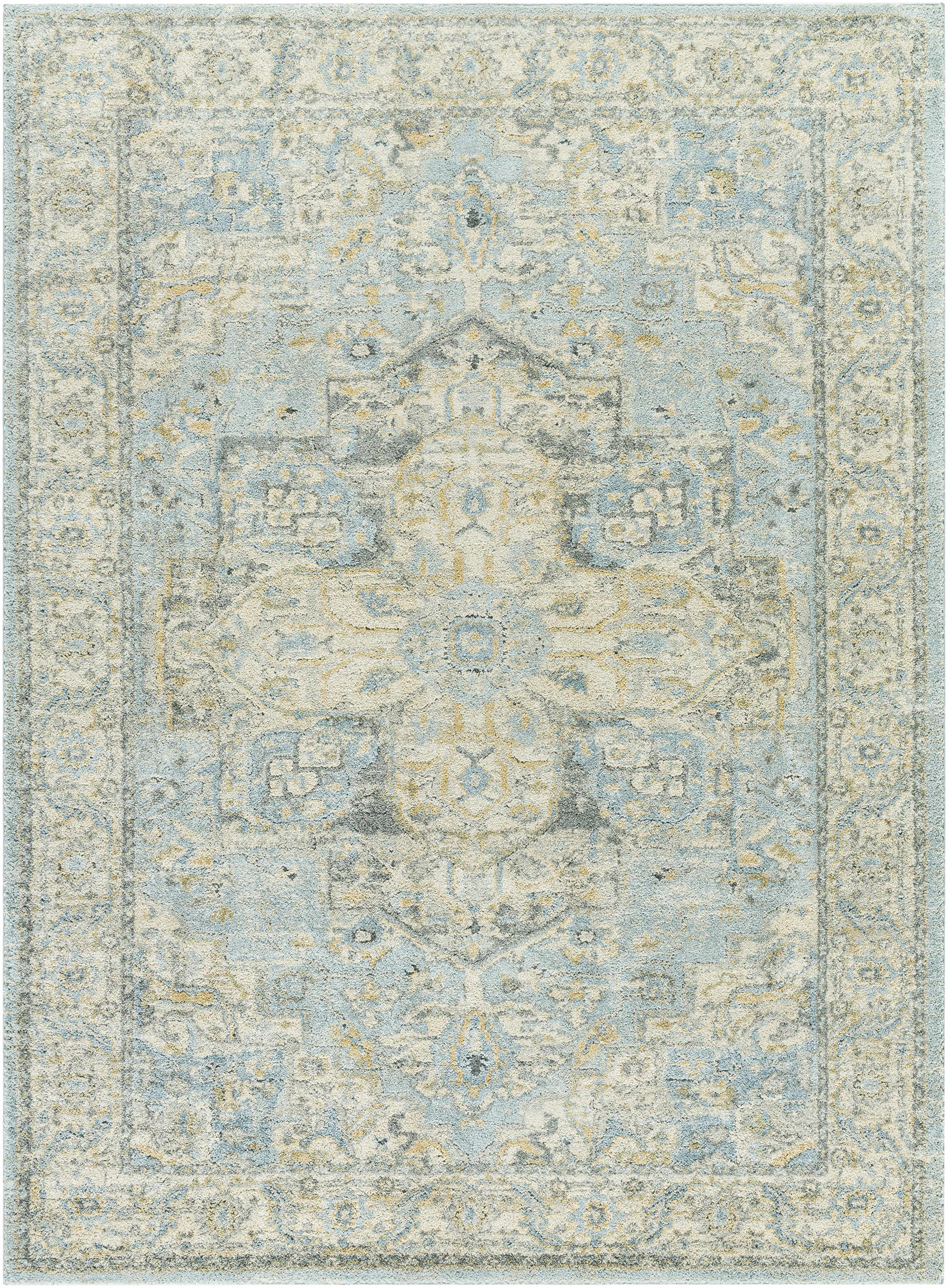 Akshay Beige Thick Luxe Area Rug-0