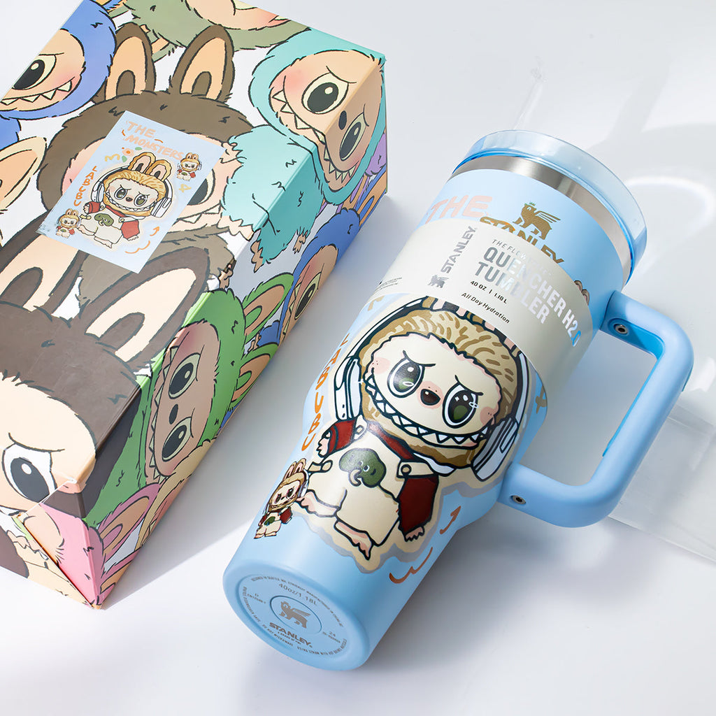 Stanley x Labubu Winter Blue Quencher H2O Tumbler [Limited Edition]-3