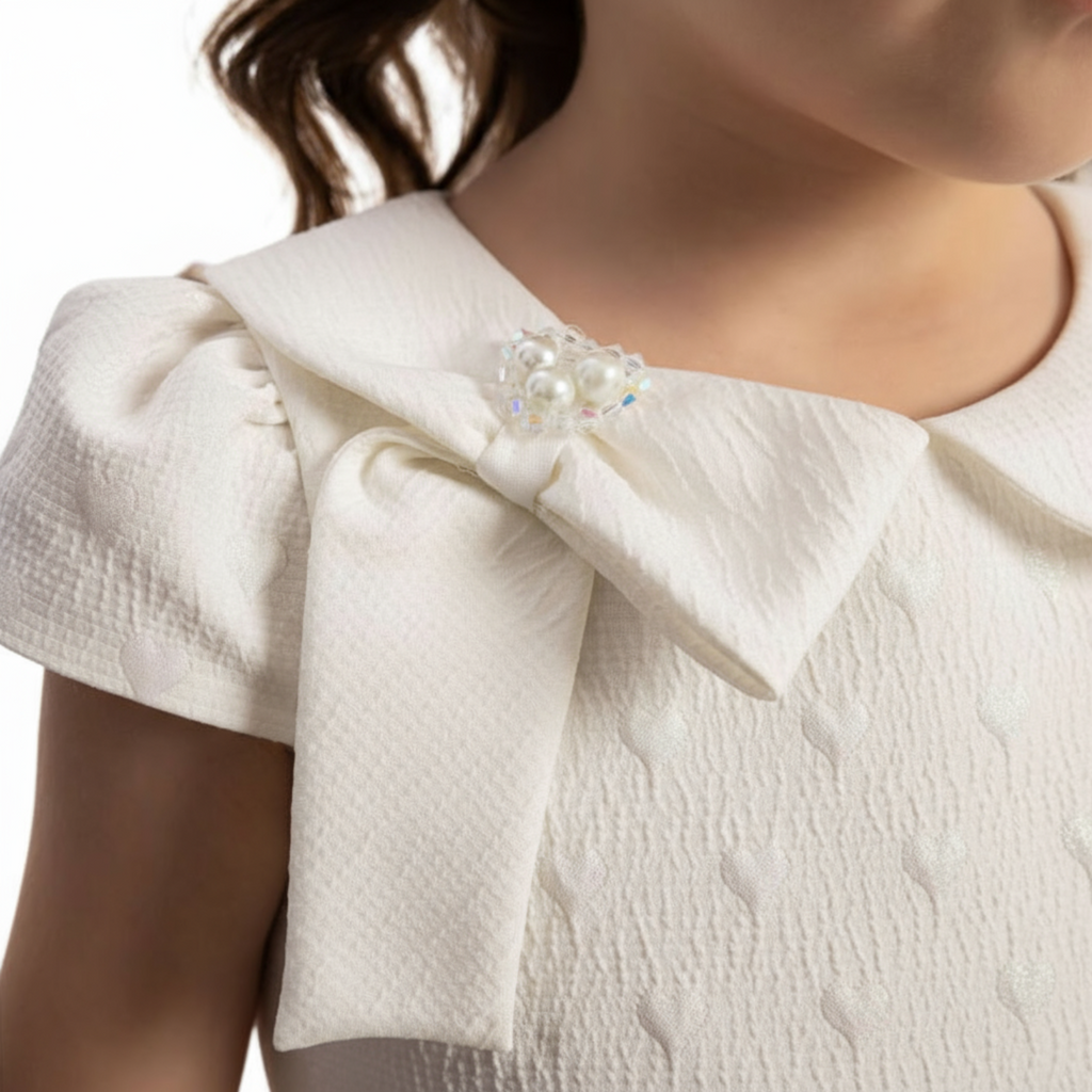 White Heart Baby Formal Dress-2