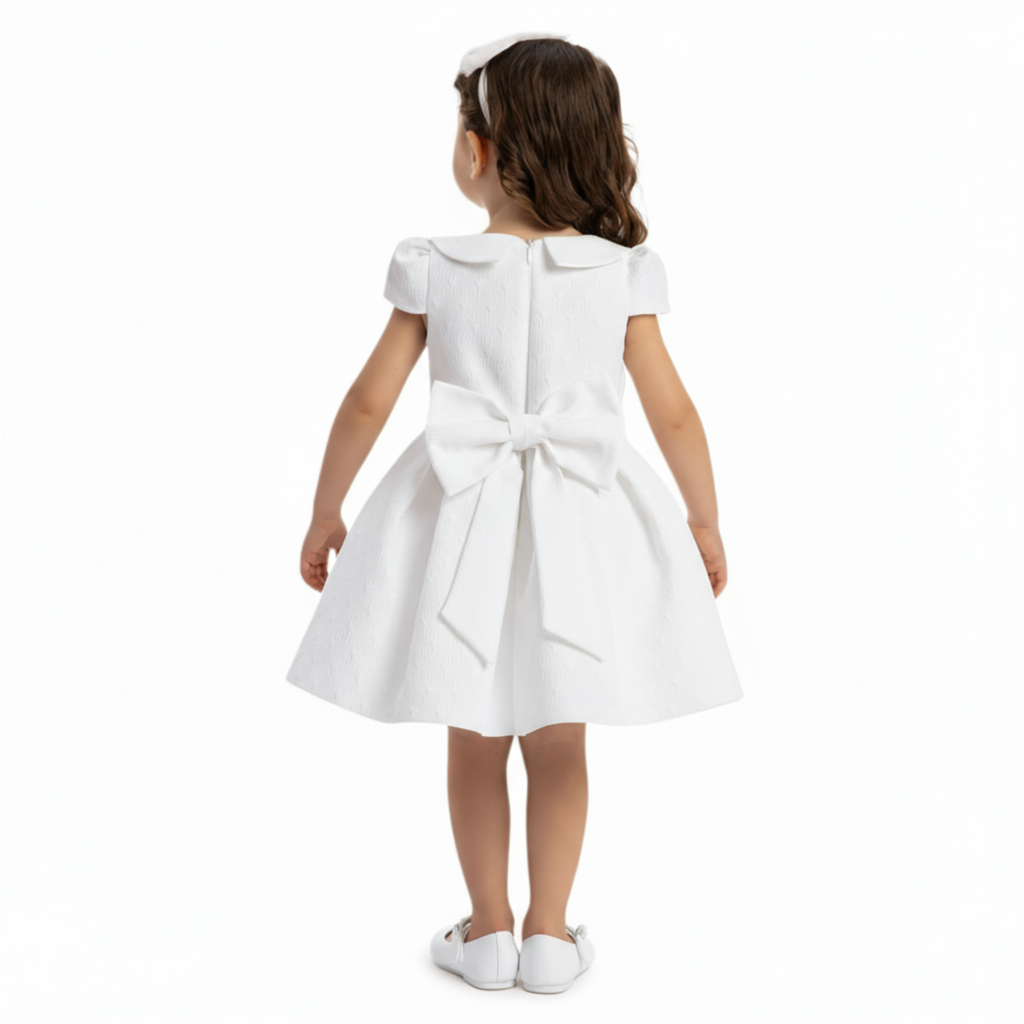 White Heart Baby Formal Dress-4